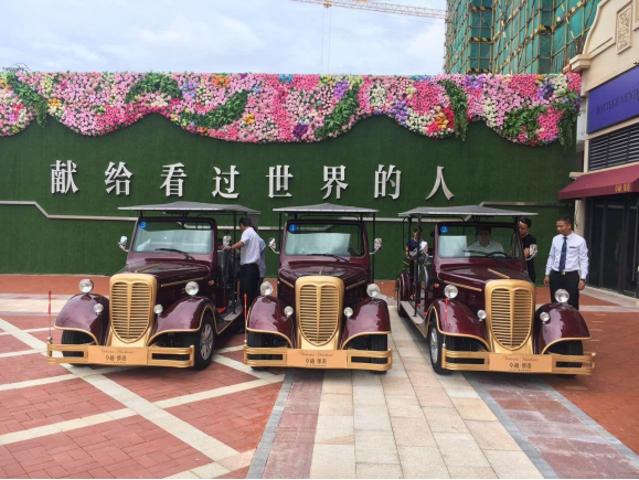 好樓房配好的看房車(chē)，金開(kāi)電動(dòng)看房車(chē)高端樓盤(pán)接待專(zhuān)用車(chē)